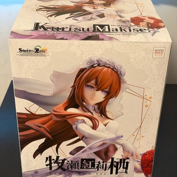 GOOD SMILE COMPANY STEINS;GATE Kurisu Makise: Wedding Dress Ver. 1/7 USA SHIP - Picture 1 of 4